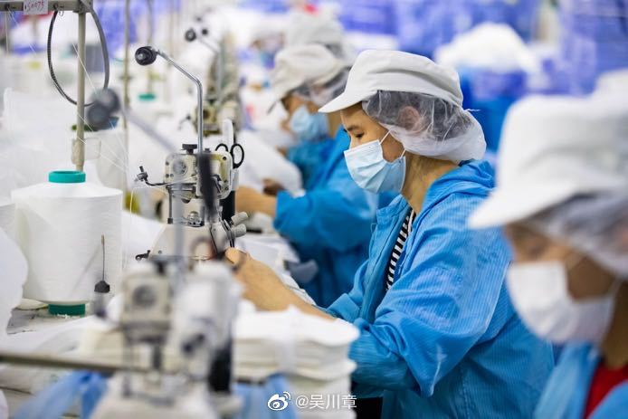 彭场镇无纺布生产线